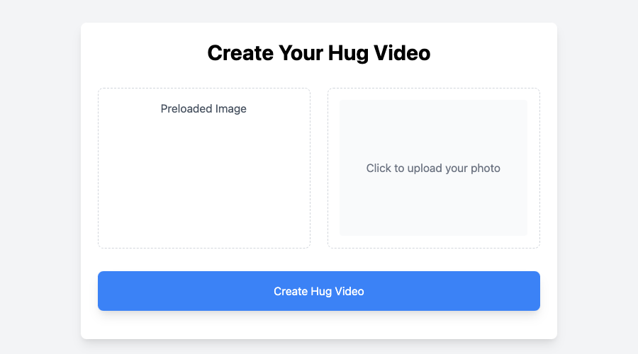 Hug Video Creator