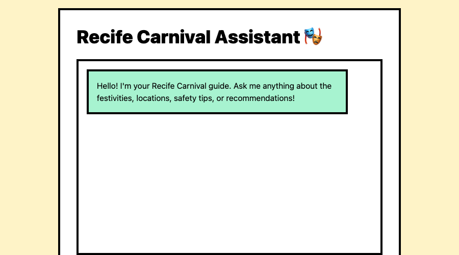 Carnival Companion AI Guide For Recife