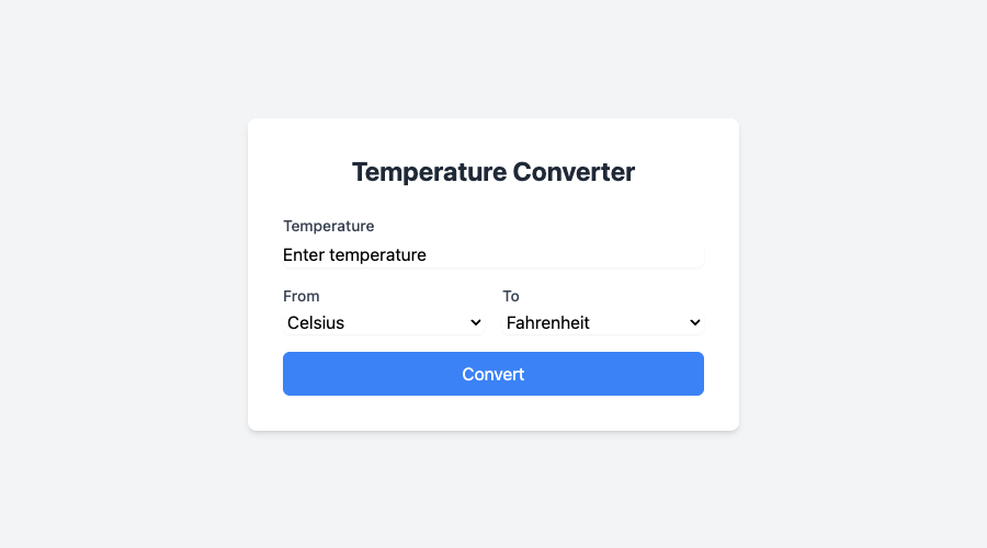 Temperature Converter