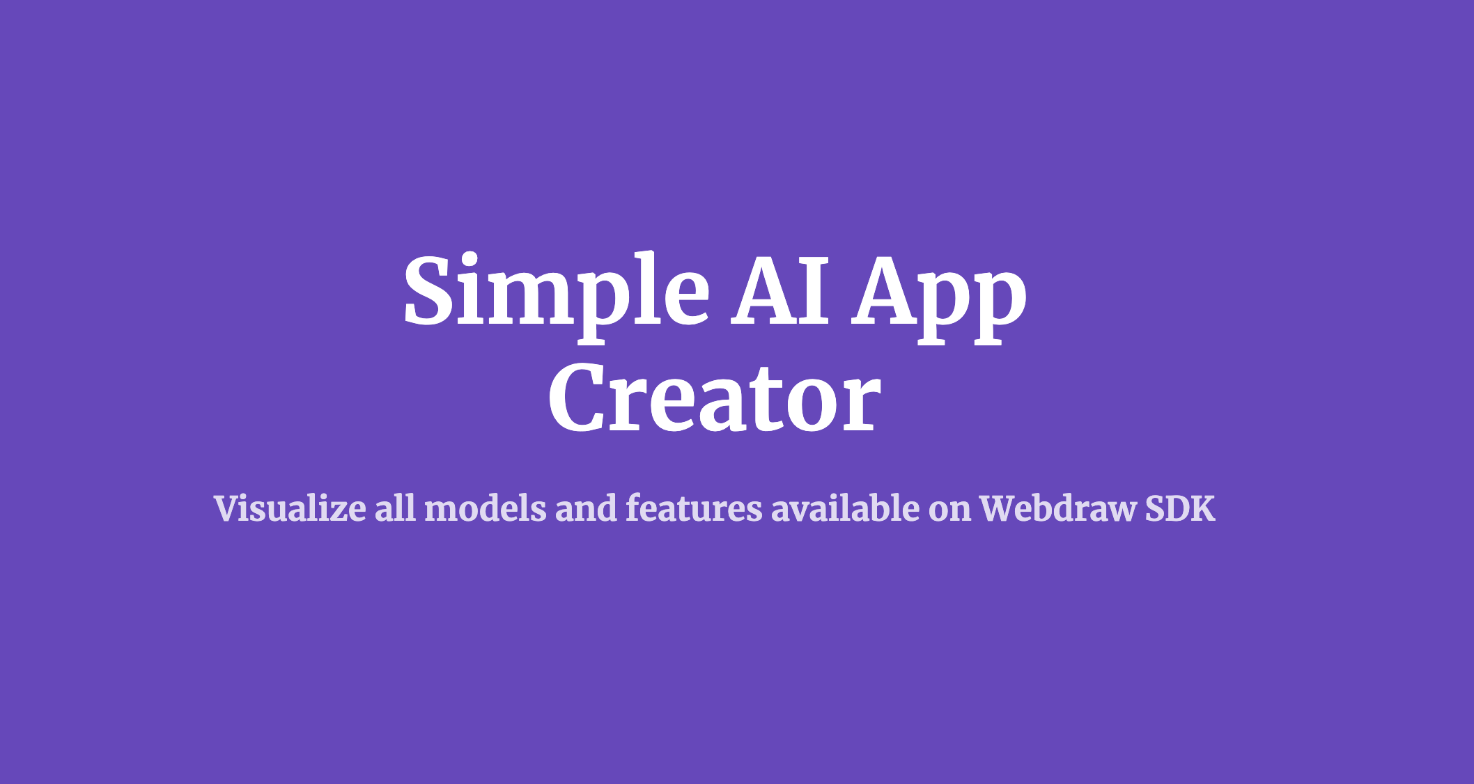 Simple AI App Creator