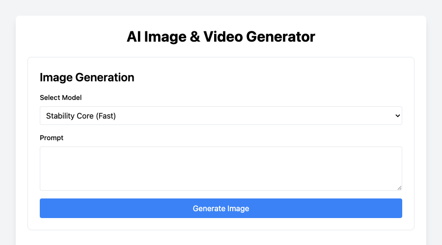 Image & Video Generator