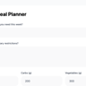 Weekly Meal Planner