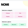 Nomi - gerador de nomes